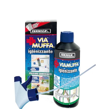 viamuffa igenizzante spray da 500 ml TEKNICA per interni e esterni